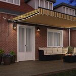 vidaXL Auvent Rétractable avec Multicolore 500 × 300 cm tissu