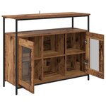 vidaXL Buffet Bois Ancien 100 x 35 x 80 cm Bois d'ingénierie