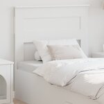 vidaXL Tête de lit Blanc 75 cm Bois d'ingénierie