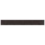 vidaXL Tapis rectangulaire marron foncé 60x500 cm bambou