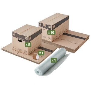 Pack and Move - Kit déménagement économique + 1 adhésif offert