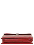 Serviette Architecte en cuir - KATANA - 36 cm - 1 soufflet - 69326-Rouge