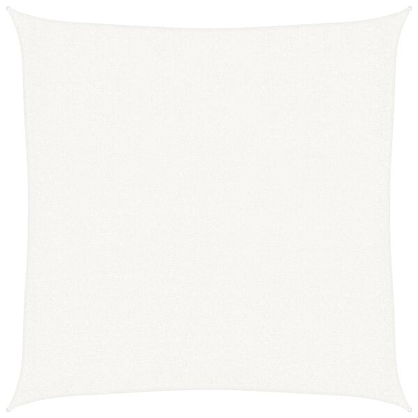 vidaXL Voile de parasol PEHD Carré 3 6 x 3 6 m Blanc