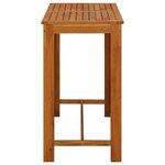 vidaXL Ensemble de bar de jardin avec coussins 5 Pièces Marron