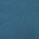 vidaXL Fauteuil long avec accoudoir droit bleu velours