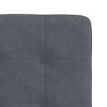 vidaXL Chaises à manger lot de 6 gris foncé velours