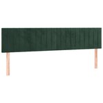vidaXL Sommier à lattes de lit avec matelas LED Vert foncé 200x200 cm
