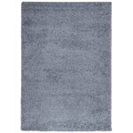 vidaXL Tapis shaggy PAMPLONA poils longs moderne bleu 140x200 cm