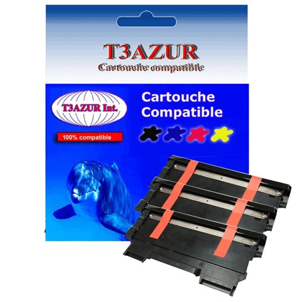 3 Toners  compatibles compatible avec  Brother TN2220, TN2010 pour Brother MFC7360, MFC7360N - 2600 pages - T3AZUR