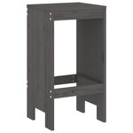 vidaXL Tabourets de bar lot de 2 40x36x75 cm bois massif de pin