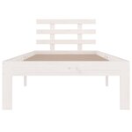 vidaXL Cadre de lit sans matelas blanc 90x190 cm