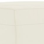vidaXL Ensemble de canapés 3 Pièces crème velours
