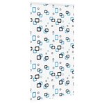 vidaXL Store enrouleur de douche avec cassette largeur du tissu 126 cm