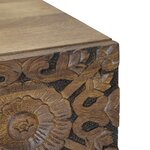 vidaXL Armoire de lit Marron 50 x 33 x 60 cm Bois de mangue massif