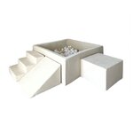 Ensemble de jeu en mousse crème + 400 balles