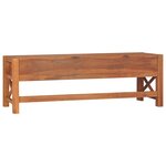 vidaXL Meuble TV 140x40x45 cm Bois de teck
