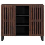 vidaXL Buffet marron 90x34x75 cm bois massif de manguier