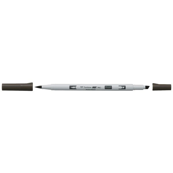 Marqueur Base Alcool Double Pointe ABT PRO N49 gris chaud 8 TOMBOW