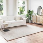 vidaXL Tapis en Fourrure Synthétique de Lapin Olite Beige 200 x 280 cm