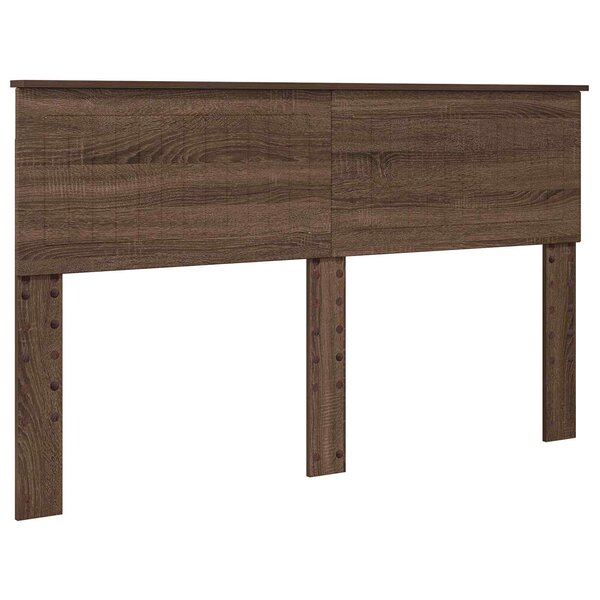 vidaXL Tête de lit Chêne brun 150 cm Bois d'ingénierie