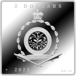Pièce de monnaie en Argent 2 Dollars g 62.2 (2 oz) Millésime 2023 170th Anniversary Vincent van Gogh CAFÉ TERRACE AT NIGHT