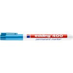 Marqueur Permanent 400 Bleu Clair Pointe Fine 1 mm x 5 EDDING
