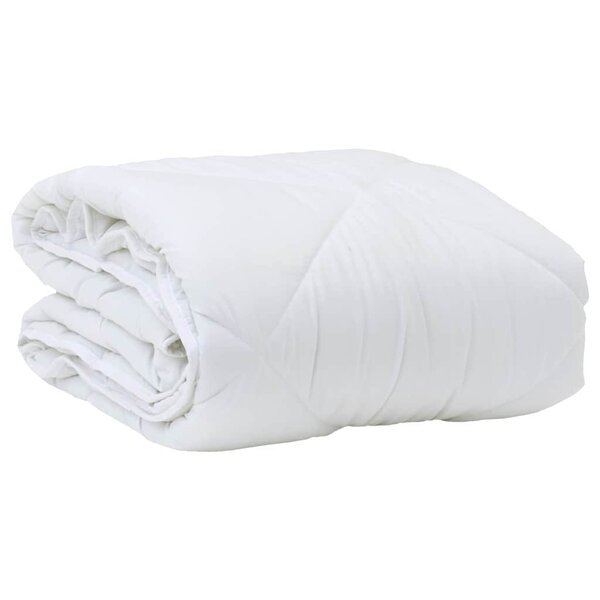 vidaXL Duvet avec Oreiller Autre 2 Pièces Blanc 135 x 200 cm Microfibre