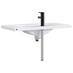 vidaXL Lavabo de salle de bains Noir Mat 81 x 40 x 17 5 cm métal