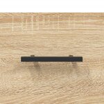 vidaXL Buffet chêne sonoma 69 5x34x90 cm bois d'ingénierie