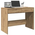 vidaXL Bureau chêne artisanal 101x50x76 5 cm bois d'ingénierie