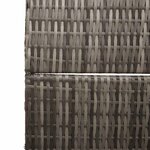 vidaXL Paravent Pliant Manuel Gris 147 x 180 cm polyrotin