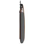 vidaXL Tête de lit suspendue Avec lumière LED Gris foncé PU antique