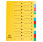 Trieur Harmonika sans élastique Nature Future 24 compartiments Couleurs assorties x 4 EXACOMPTA