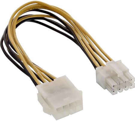 Cable d'alimentation 4 pins M/F 15cm