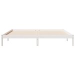 vidaXL Cadre de lit extra long sans matelas 200x210 cm bois massif pin