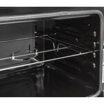 Continental edison - cuisiniere piano gaz - four catalyse 101l - affichage digital - l 90 x h85 cm - rouge bordeaux