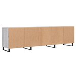 vidaXL Meuble TV sonoma gris 150x30x44 5 cm bois d'ingénierie