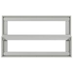 vidaXL Cache-pot de jardin Argent 100 x 60 x 45 cm Acier galvanisé