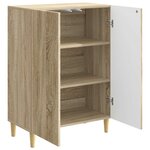 vidaXL Buffet Chêne Sonoma 66 x 34 5 x 90 cm Bois d'ingénierie