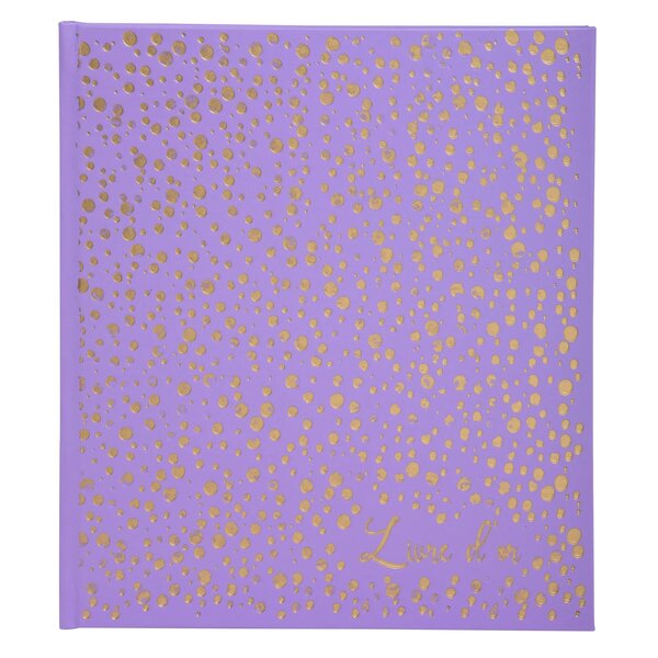 Livre D'or 140 Pages Tranche Or Plum' - Violet - Exacompta