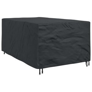 vidaXL Housse pour meubles Uni Noir 143 x 225 x 90 cm 210D