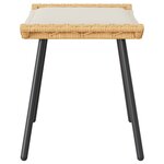 vidaXL Tabourets de jardin 2 Pièces Naturel 50x40x45 cm Rattan synthétique