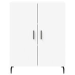 vidaXL Buffet haut Blanc 69 5x34x180 cm Bois d'ingénierie