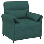 vidaXL Canapé 100  polyester  cadre en métal  MDF  Contreplaqué