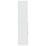 vidaXL Buffet haut blanc 70x42 5x185 cm bois d'ingénierie