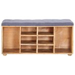 vidaXL Banc d'entrée 100x35x47 cm Bois de manguier solide