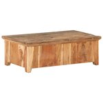 vidaXL Table basse 90x50x31 cm Bois de récupération massif