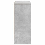 vidaXL Buffet Gris béton 73 5 x 22 5 x 53 5 cm