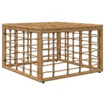 vidaXL Pouf de Jardin Naturel polyrotin