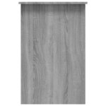 vidaXL Bureau Sonoma gris 100x50x76 cm Bois d'ingénierie